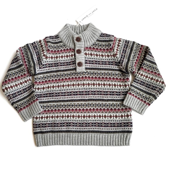 Janie and Jack Other - Janie & Jack 18-24 Months Fair Isle Fall Holiday Sweater NWT